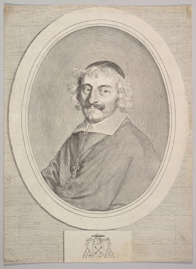 Alphonse III Delbène, Orleans Piskoposu. by Claude Mellan