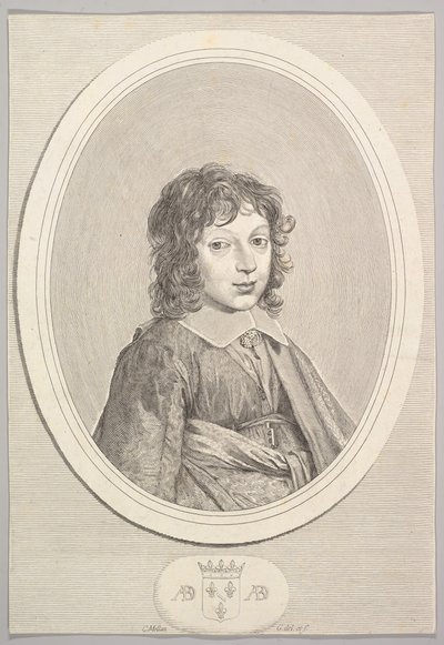Armand de Bourbon, Conti Prensi. by Claude Mellan