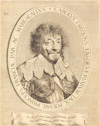 Charles I de Crequi, Lesdiguières Dükü by Claude Mellan