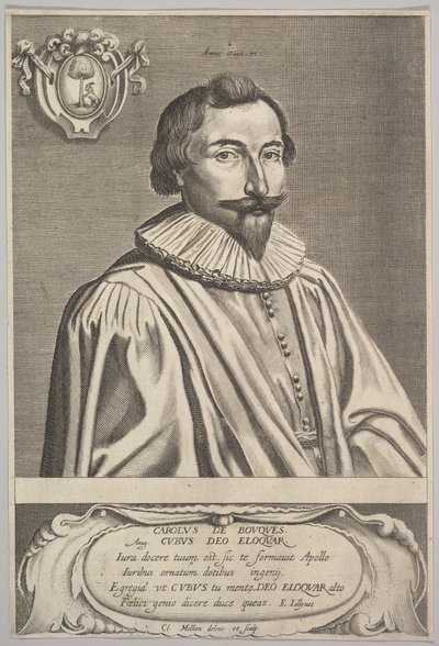 Charles de Bouque. by Claude Mellan