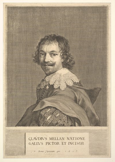 Claude Mellan: Otoportre, 1635. by Claude Mellan
