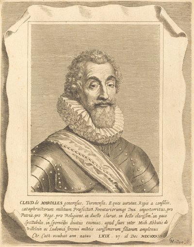 Marolles Claude by Claude Mellan