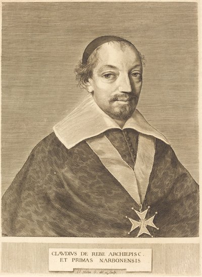Claude de Rebbe by Claude Mellan