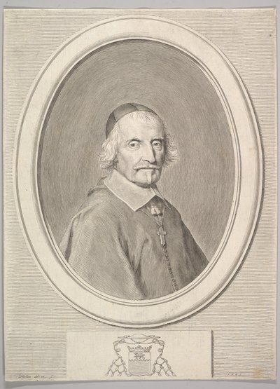 François de Villemontee, 1661. by Claude Mellan