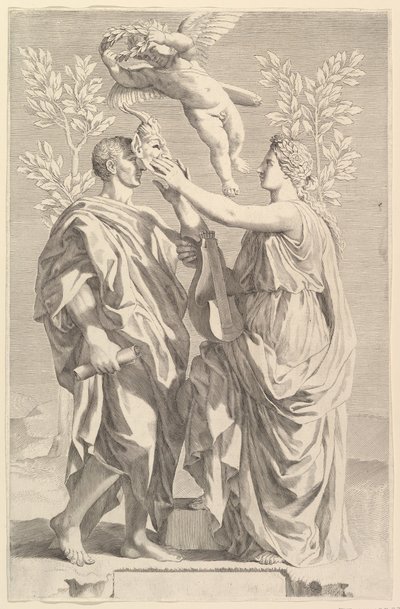 Ön yazı: Horace, Quintus Horatius Flaccus, 1642 by Claude Mellan