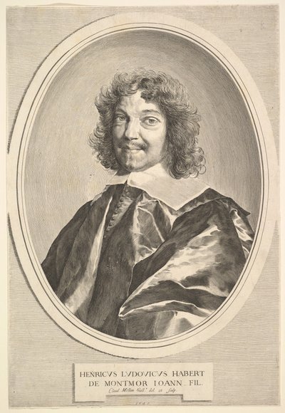 Henri-Louis Habert de Montmor, 1640. by Claude Mellan