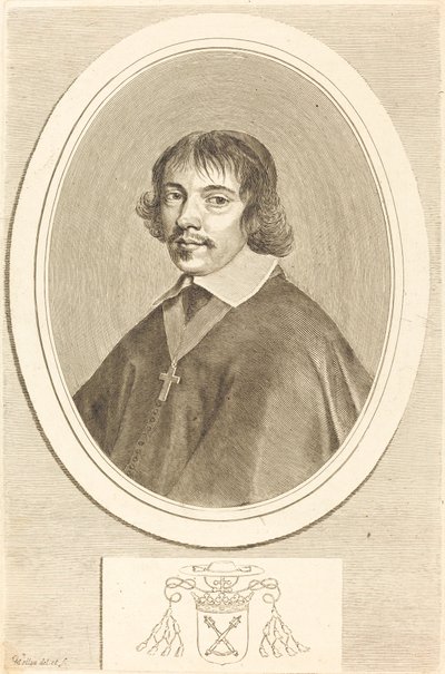 Jean-Francois Paul de Gondi, Retz Kardinali by Claude Mellan