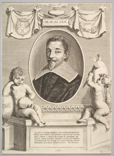 Jean Habert de Montmor, 1640. by Claude Mellan