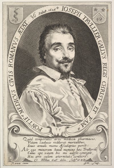 Joseph Trullier, 1626. by Claude Mellan