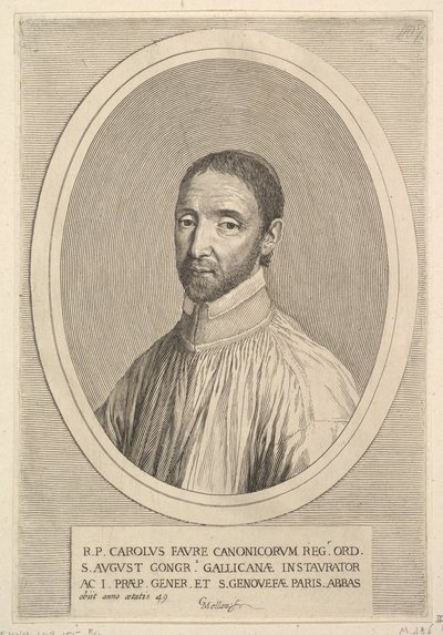 Peder Charles Faure. by Claude Mellan