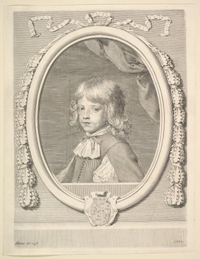 Louis-Joseph de Lorraine, Guise Dükü, Çocukken, 1659. by Claude Mellan