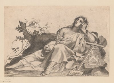 Maria Magdalena by Claude Mellan