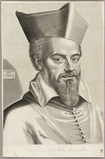 Nicolas Coeffeteau, Marsilya Piskoposu by Claude Mellan