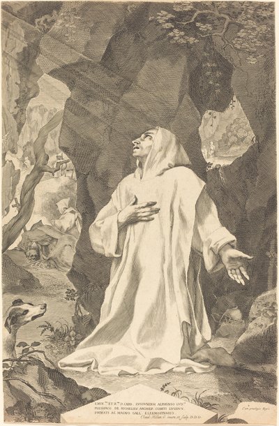 Aziz Bruno by Claude Mellan