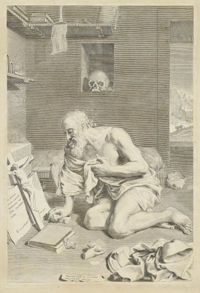 Aziz Jerome by Claude Mellan