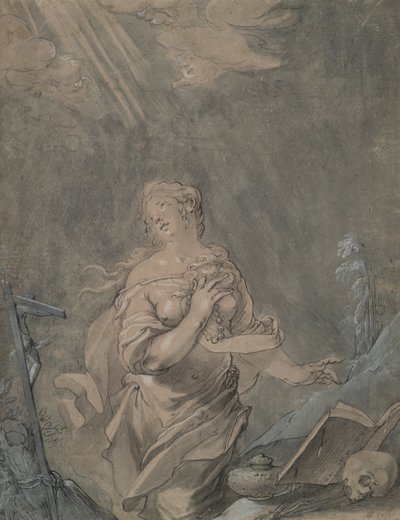 Duada Aziz Mary Magdalen by Claude Mellan
