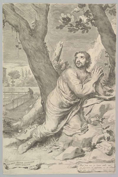 Aziz Augustine, 1660. by Claude Mellan