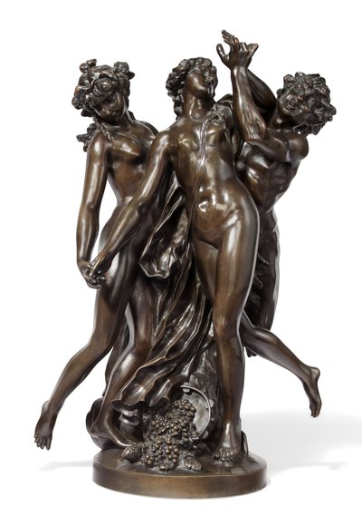 Üç Güzeller, 1860 dolayları (bronz) by Claude Michel (after) Clodion