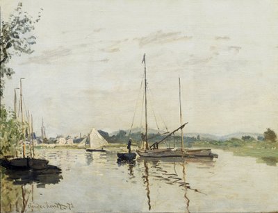 Argenteuil - tuval üzerine yağlı boya by Claude Monet