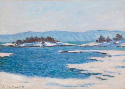 Au bord du fiyort de Christiania, 1895. by Claude Monet