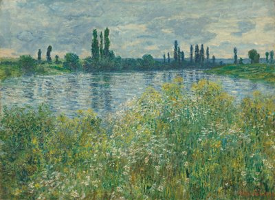 Seine Bankaları, Vétheuil, 1880. by Claude Monet