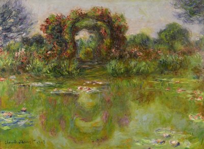 Nilüferler Göleti, Rosiers, 1913 by Claude Monet