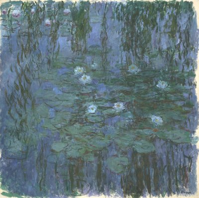 mavi periler by Claude Monet