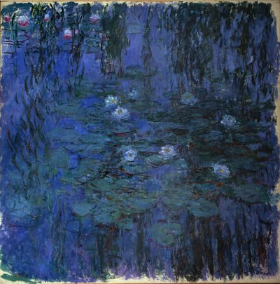 Mavi Nilüfer (tuval üzerine yağlı boya, c.1916-19) by Claude Monet