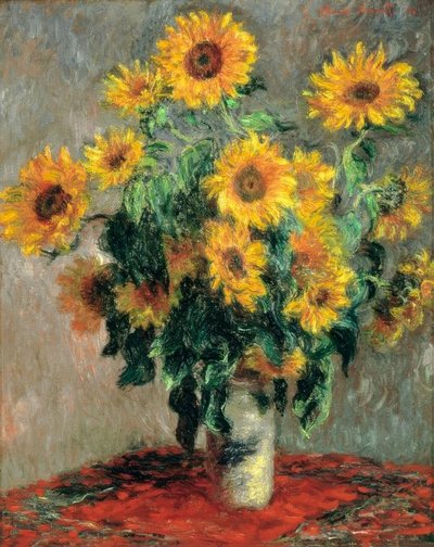Güneş buketi by Claude Monet