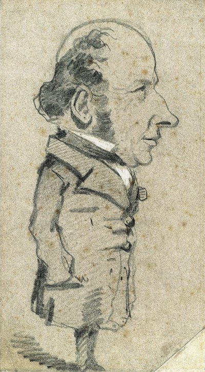 Eugène Marcel'in Karikatürü by Claude Monet