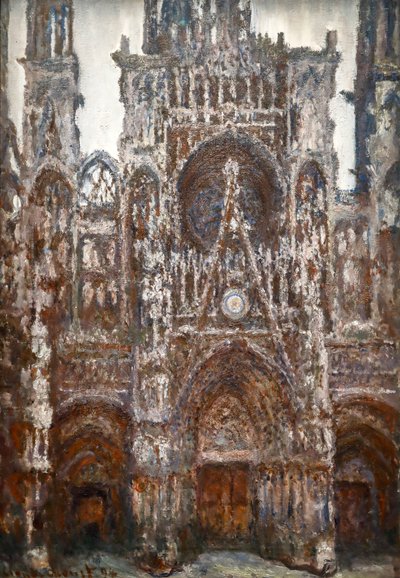 Rouen Katedrali, Portal görünümü, Brown Harmony by Claude Monet