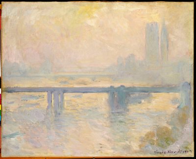 Charing Cross Köprüsü, 1903 by Claude Monet