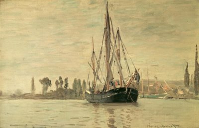 Chassemarée demir atmış (Rouen) by Claude Monet