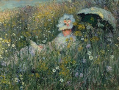 Çayırda by Claude Monet