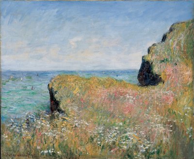 Uçurumun Kenarı, Pourville, 1882 by Claude Monet