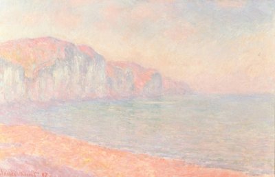 Sabahları Pourville Kayalıkları by Claude Monet