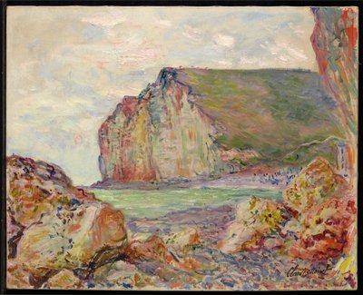 Petites-Dalles Kayalıkları, 1884 by Claude Monet