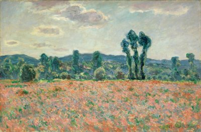 Feld mit Mohnblumen by Claude Monet