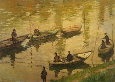 Seine'deki balıkçılar by Claude Monet