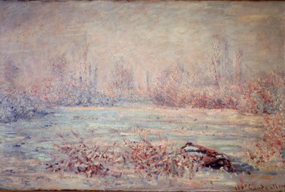 Vetheuil yakınlarında don, detay by Claude Monet