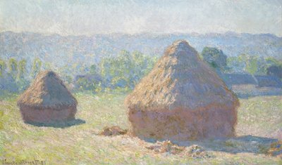 Akşam Güneşinde Samanlık, 1891 by Claude Monet