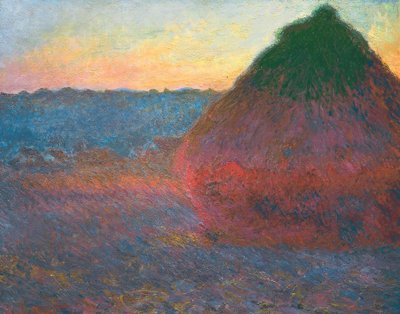 samanlık by Claude Monet