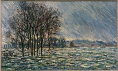 Sel basmak by Claude Monet