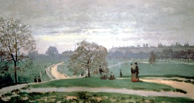 Hyde Park, Londra, 1871 by Claude Monet