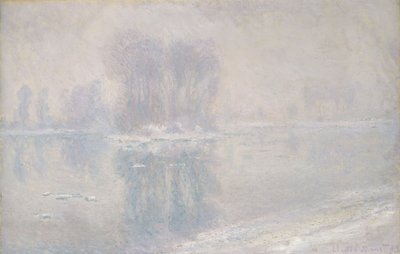 Buz Parçaları, 1893 by Claude Monet