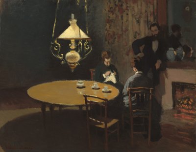 Yemekten Sonra İç Mekan by Claude Monet