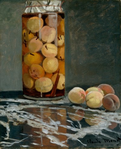 Şeftali Kavanozu, 1866 civarı by Claude Monet