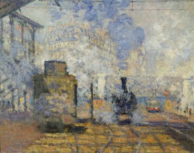 Gare Saint-Lazare by Claude Monet