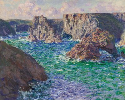 La Roche Guibel, Port-Domois by Claude Monet