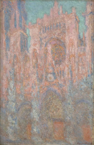 Rouen Katedrali. Geç öğleden sonra Rouen Katedrali. Öğleden sonra, 1893. by Claude Monet